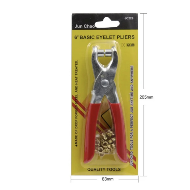 Пристрій для встановлення люверсів