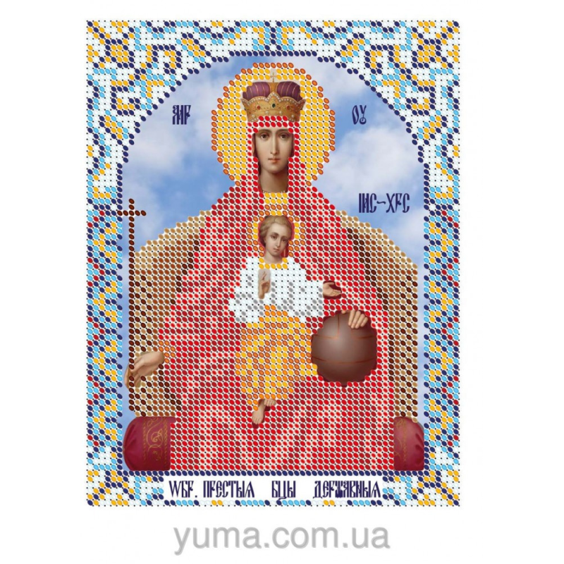 Схема для вишивання бісером ікони. БМ Державна Схема для вишивання бісером ікони. БМ Державна