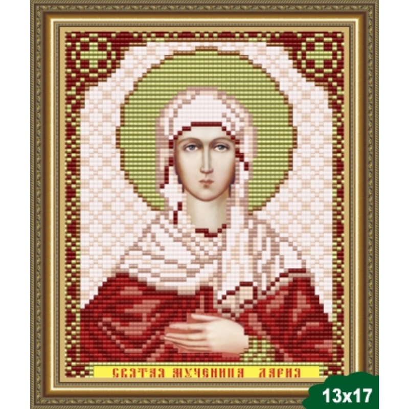 Схема для вишивання бісером ікони. Свята Дарья Схема для вишивання бісером ікони. Свята Дарья