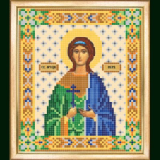 Схема для вишивання бісером ікони. Свята Вера