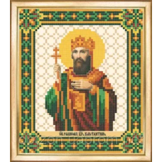 Схема для вишивання бісером ікони. Свята Костянтин