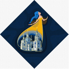 Набір для творчості картина за номерами 30Х30см. Берегиня Сум