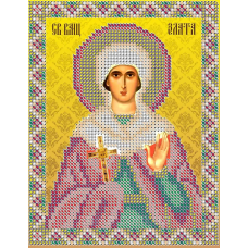 Схема для вишивання бісером ікони. Святая Злата