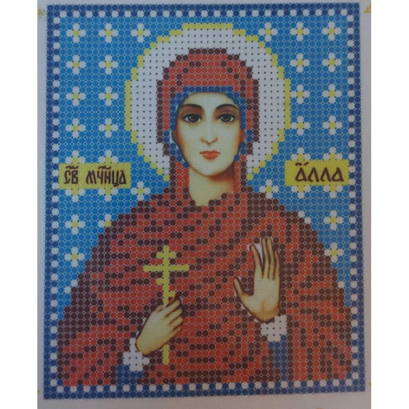 Схема для вишивання бісером ікони. Свята Алла Схема для вишивання бісером ікони. Свята Алла