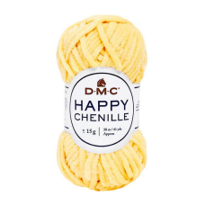 Пряжа плюшева 15 г. Happy Chenille Колір: Жовтий.