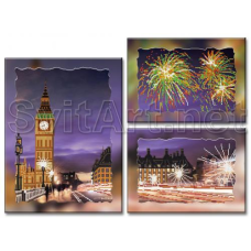 Схема для вишивання бісером на полотні з підрамкою. Лондон