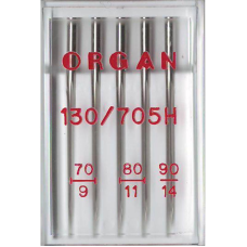 Голки універсальні NoMIX, OR, (15x1H, 130 / 705H): 70/10 (2) 80/12 (2) 90/14 (1), 1уп. = 5шт