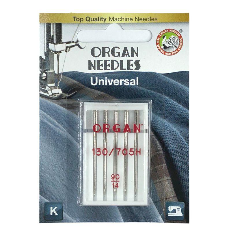 Голки універсальні No 90/14, OR, (HAx1, 130 / 705H, 15x1), 1уп. = 5 шт., блістер