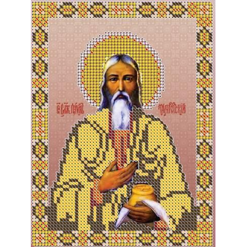 Схема для вишивання бісером ікони. Святий Павло Схема для вишивання бісером ікони. Святий Павло