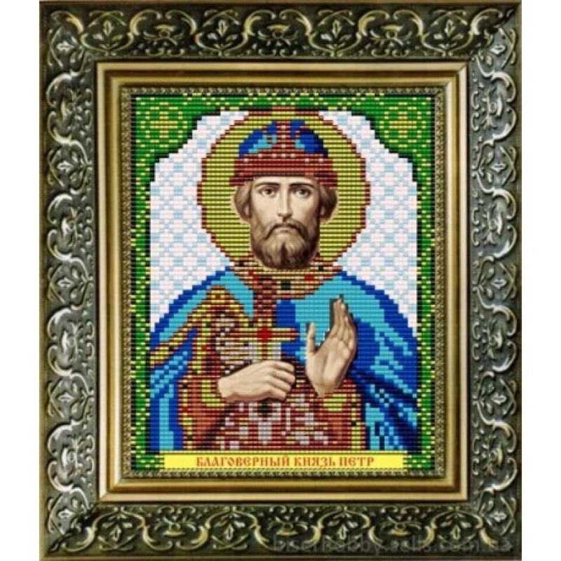 Схема для вишивання бісером ікони. Святий Петро Схема для вишивання бісером ікони. Святий Петро