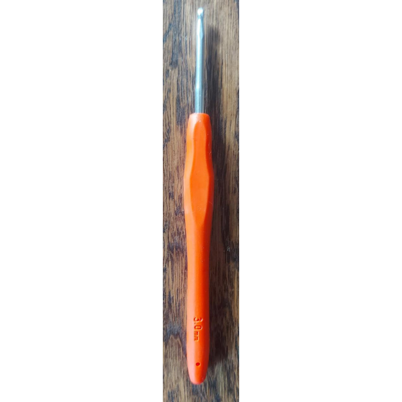 Крючок для вязания с мягкой ручкой №3