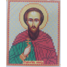 Схема для вишивання бісером ікони. Святий Леонід