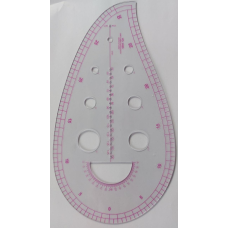 Лінійка пластикова трикутна