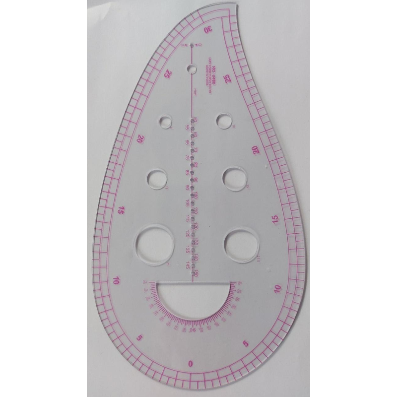 Лінійка пластикова трикутна