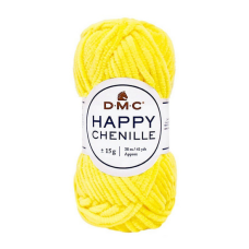 Пряжа плюшевая 15г. Happy Chenille Цвет: желтый