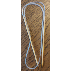 Спицы для вязания на леске.№3,5 бамбуковые