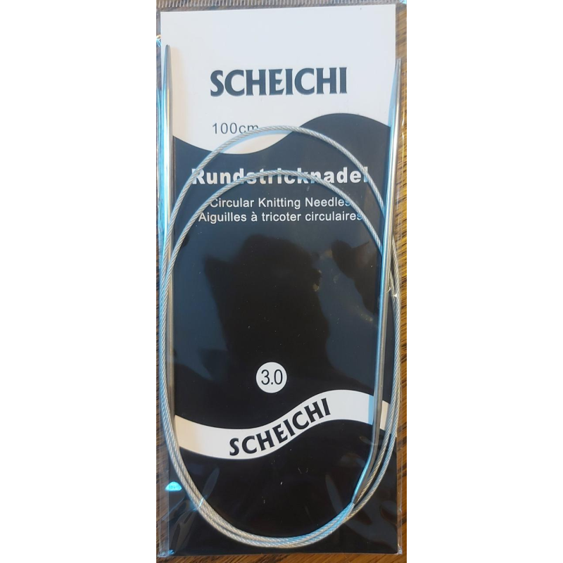 Спиці для в“язання на тросику No3 сталеві 100 см Спиці для в“язання на тросику No3 сталеві 100 см