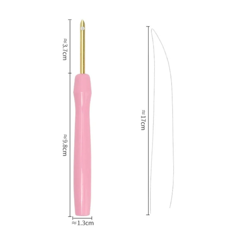 Голка для килимової техніки 3,5 мм (рожева)