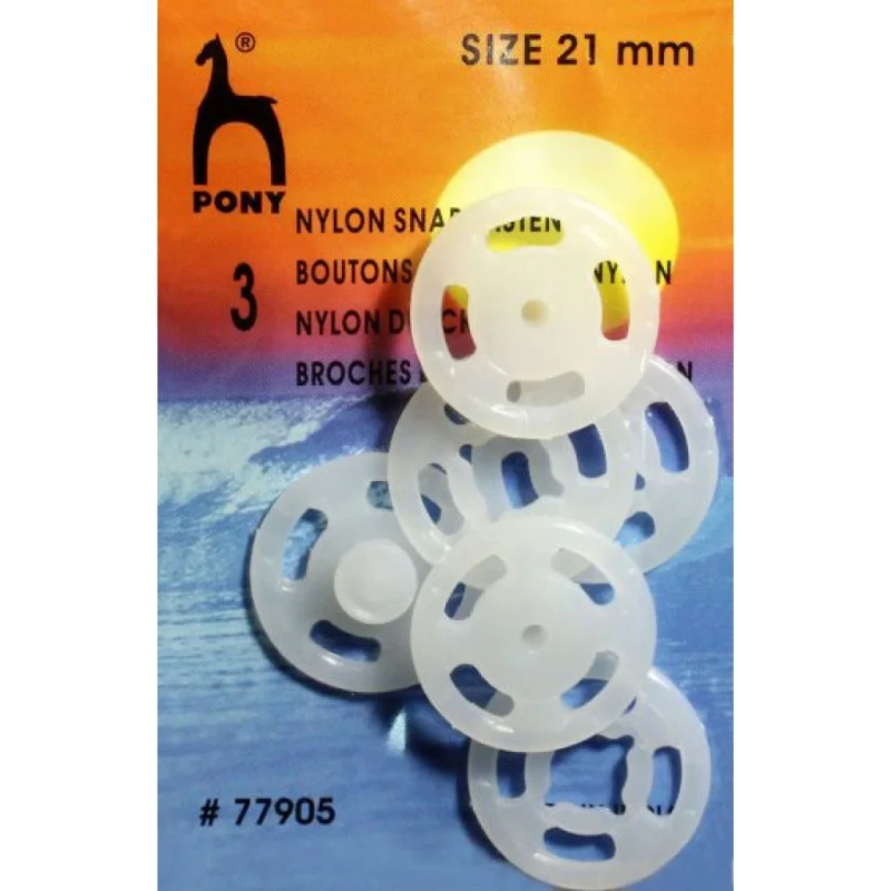 Кнопки пришивні сріблясті 21 мм