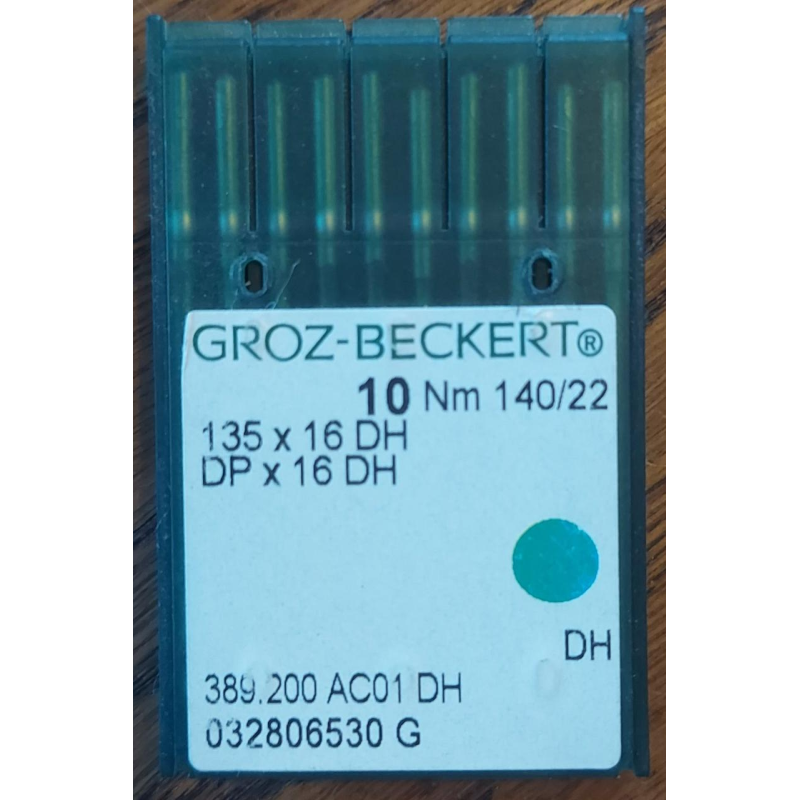 Голки для промислових швейних машин із товстою колбою GROZ BECKERT DP X 5 No 110/18 Голки для промислових швейних машин із товстою колбою GROZ BECKERT DP X 5 No 110/18