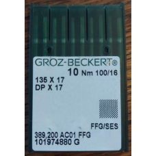 Голки для промислових швейних машин із товстою колбою GROZ BECKERT DP X 5 No 100/16